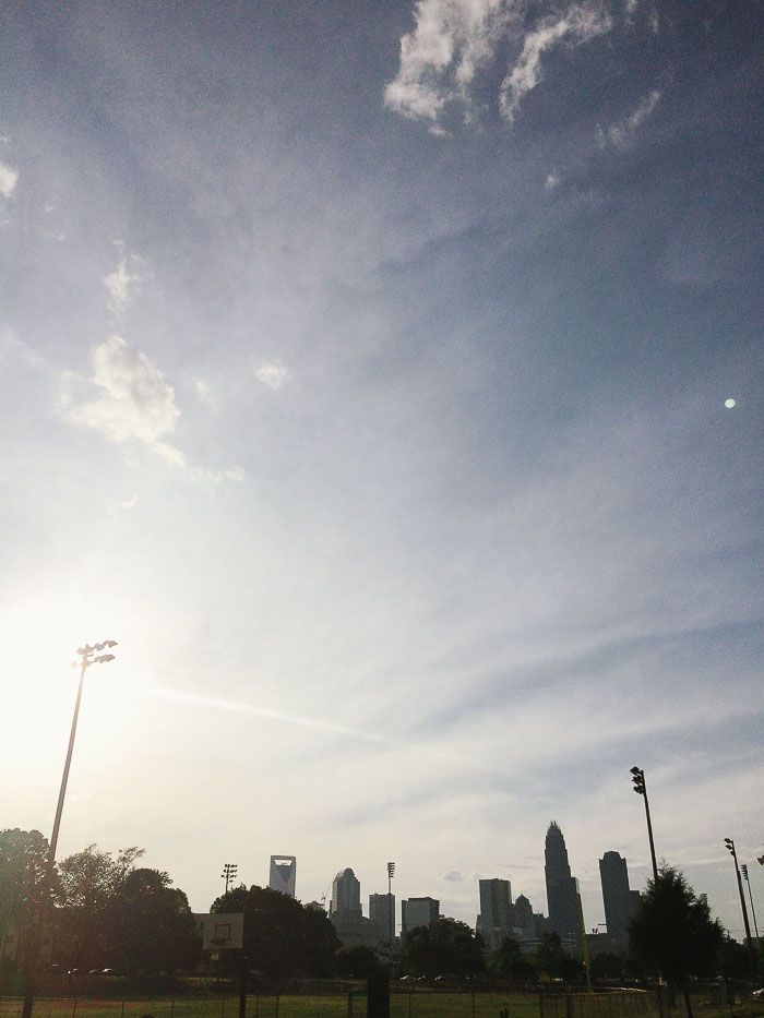 Independence Park skyline