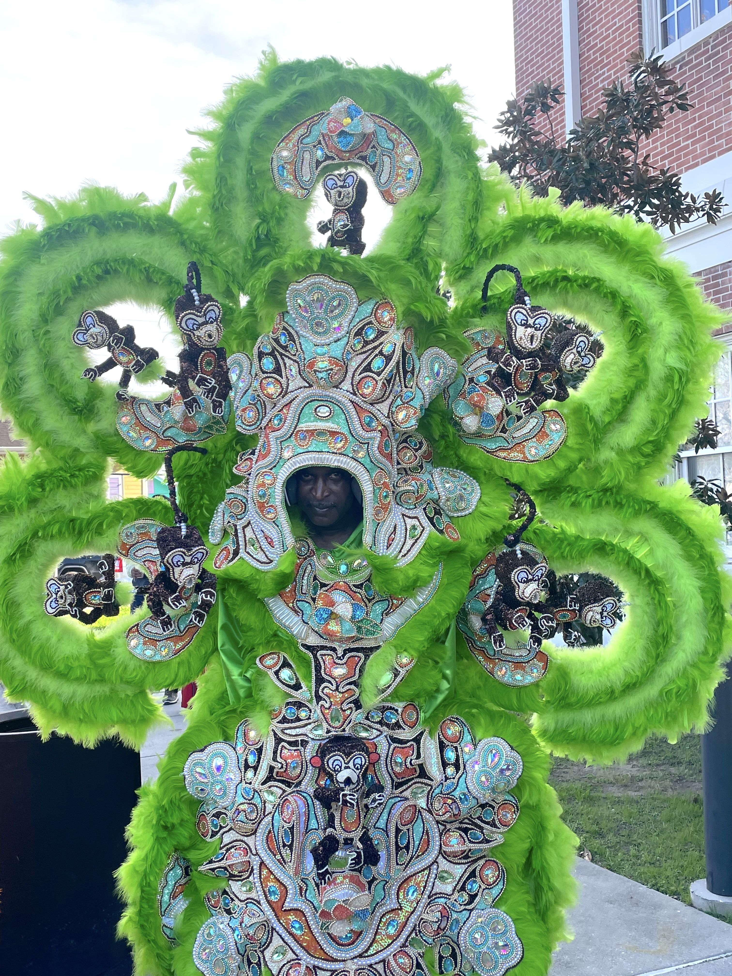 Photos: Mardi Gras Indians unveil their 2024 suits on the streets