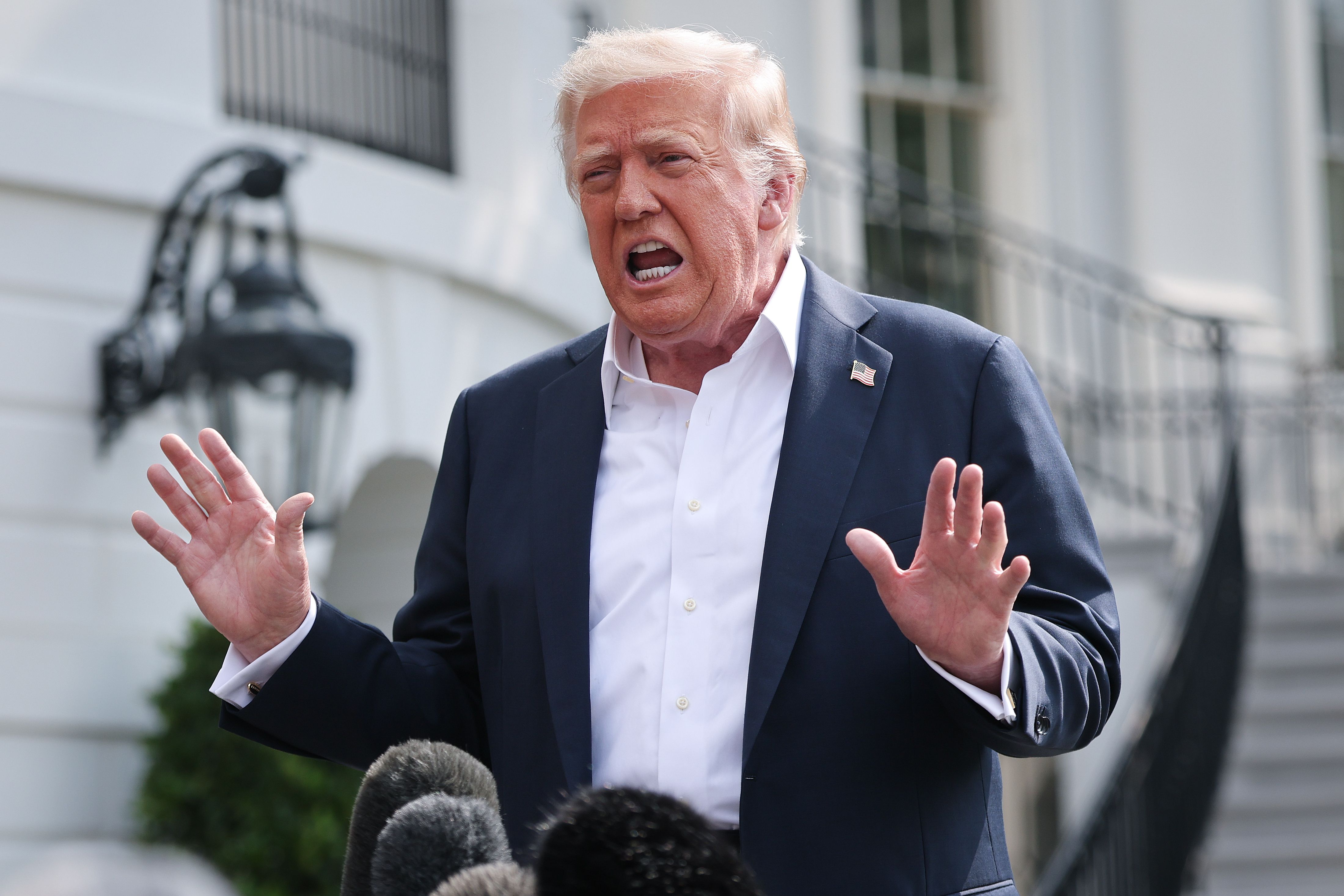 Trump disavows "PAST supporters" who believed "Jeffrey Epstein Hoax"