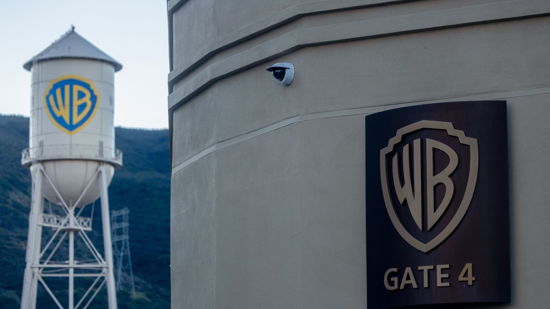 Warner Brothers studio tower
