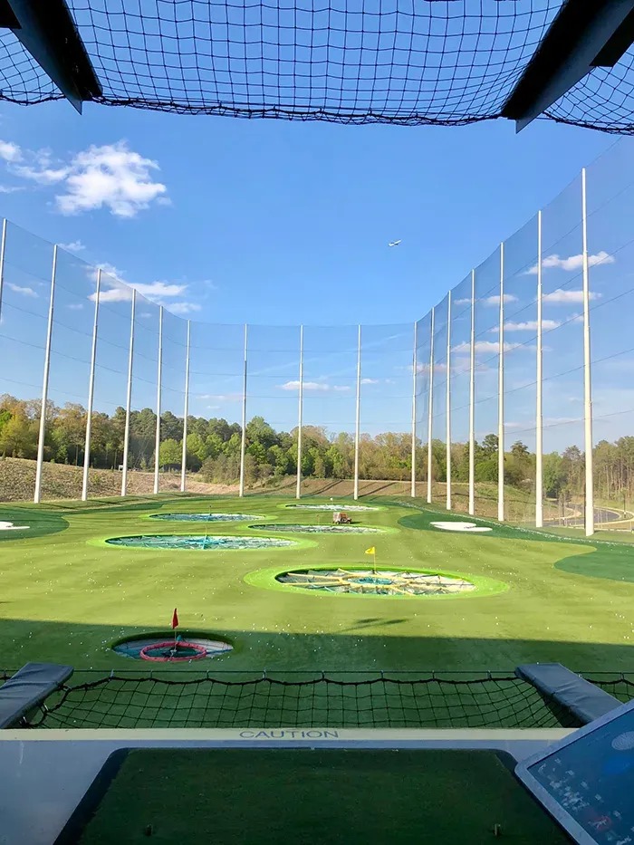 topgolf driving range bay in charlotte nc