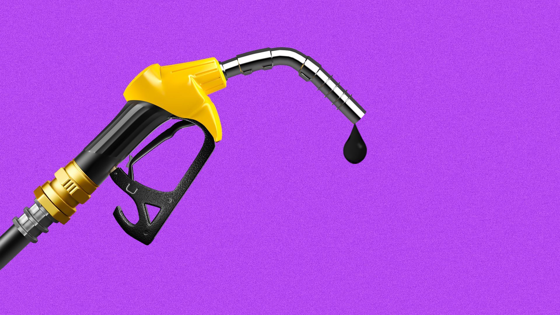 Gas nozzle dripping.