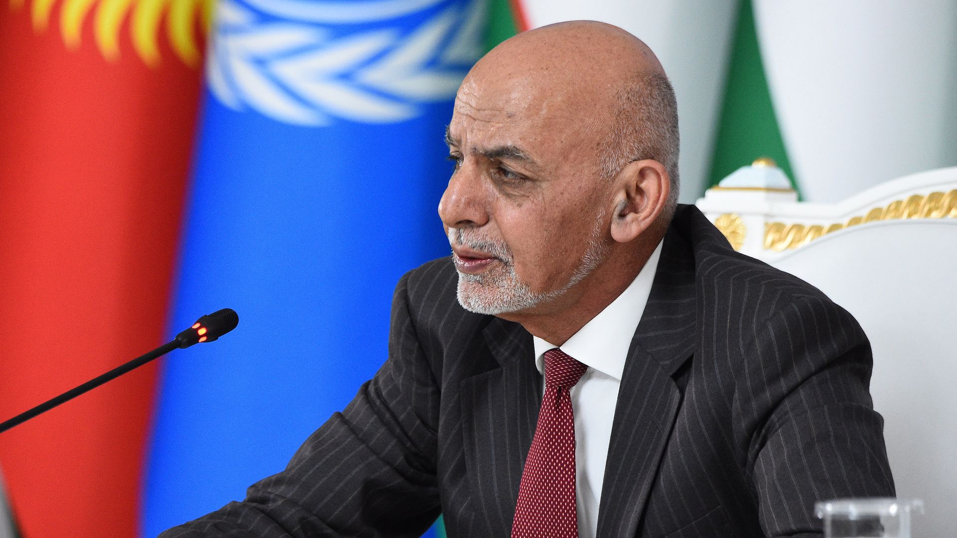 Picture of Afghan President Ashraf Ghani