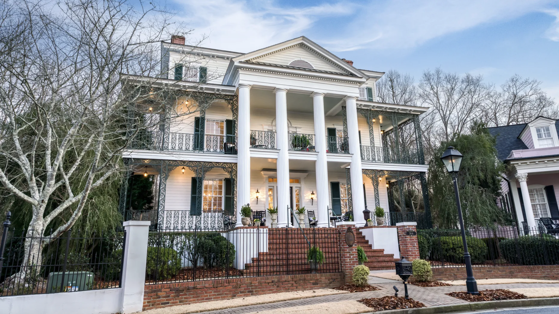 A house modeled after the haunted mansion