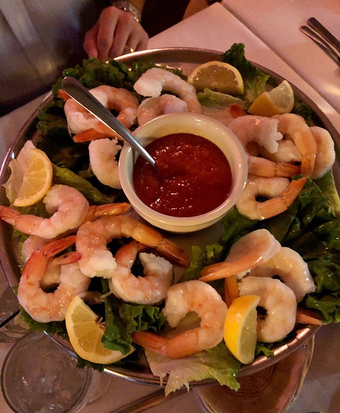shrimp cocktail at beef n bottle charlotte
