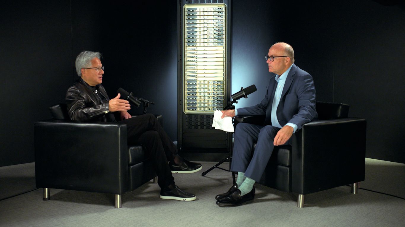 Nvidia CEO to Washington: Don't fall for "science fiction" AI fear