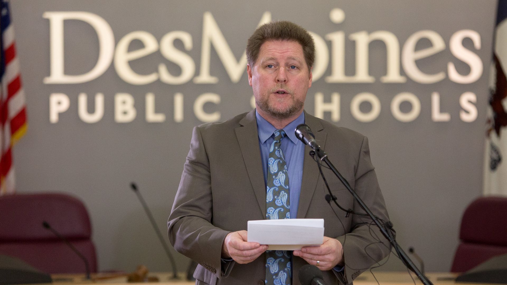 Superintendent Tom Ahart