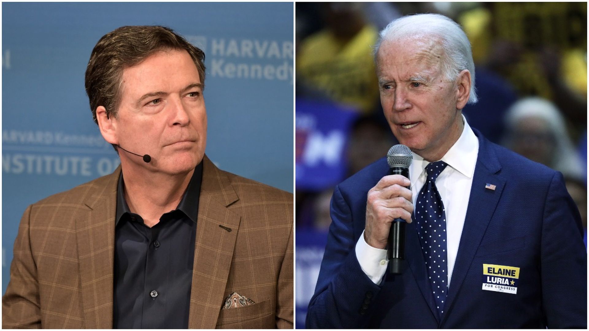 James Comey; Joe Biden.