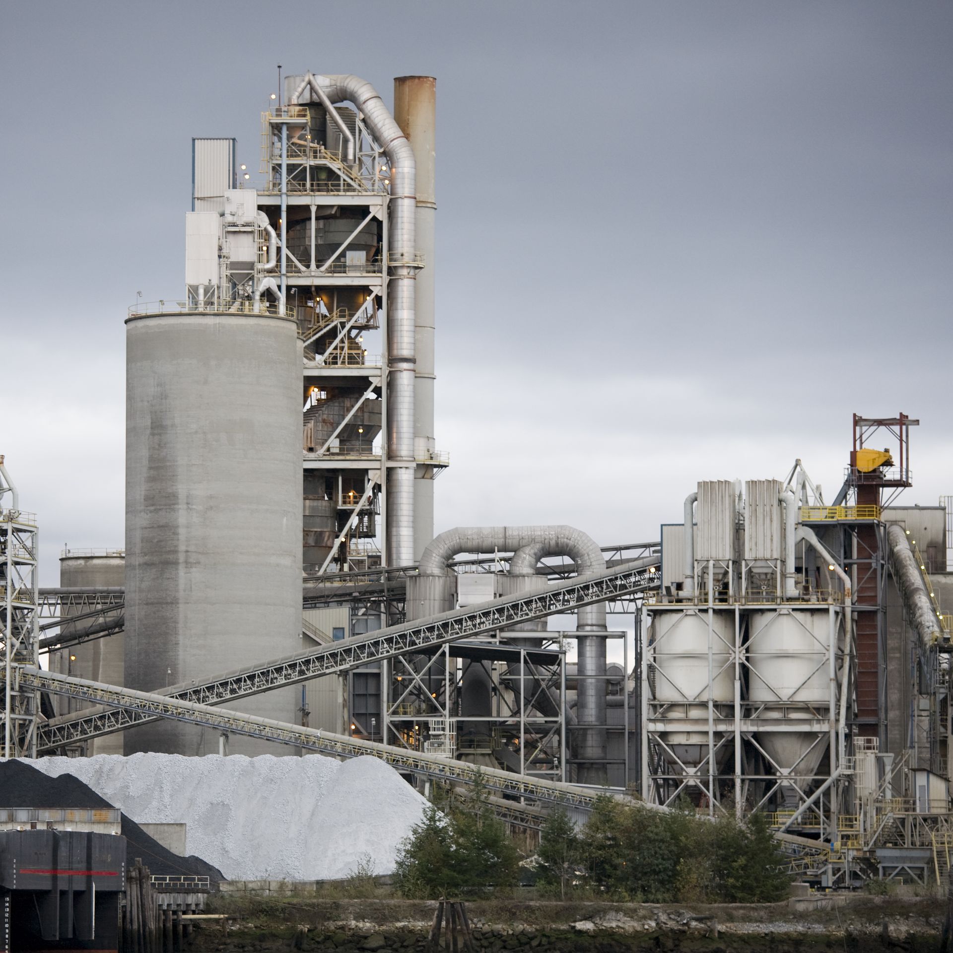 Coal burned to make steel and cement is still a major emissions source