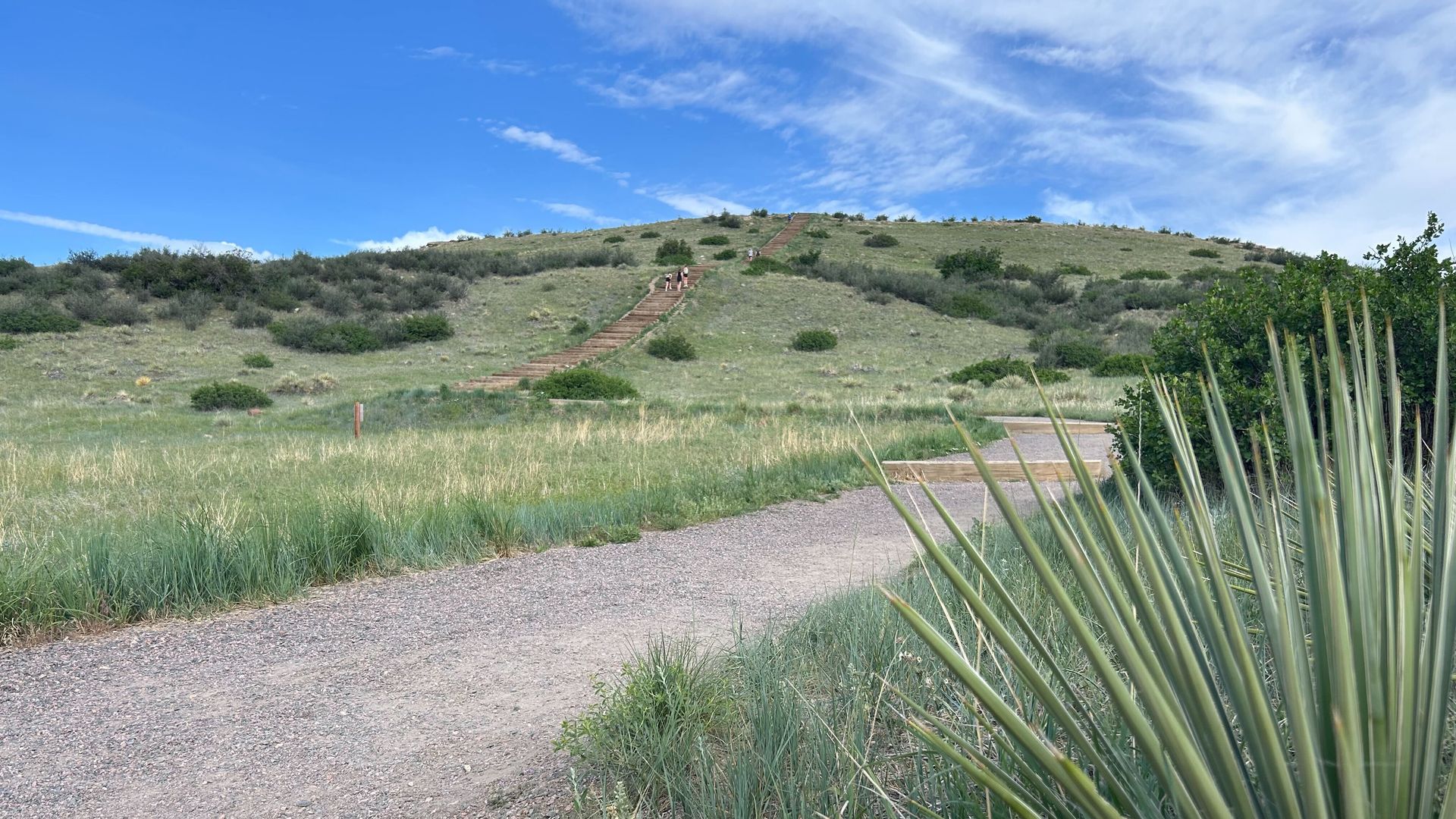 The Incline Challenge features 132 steps and a great view at the top.