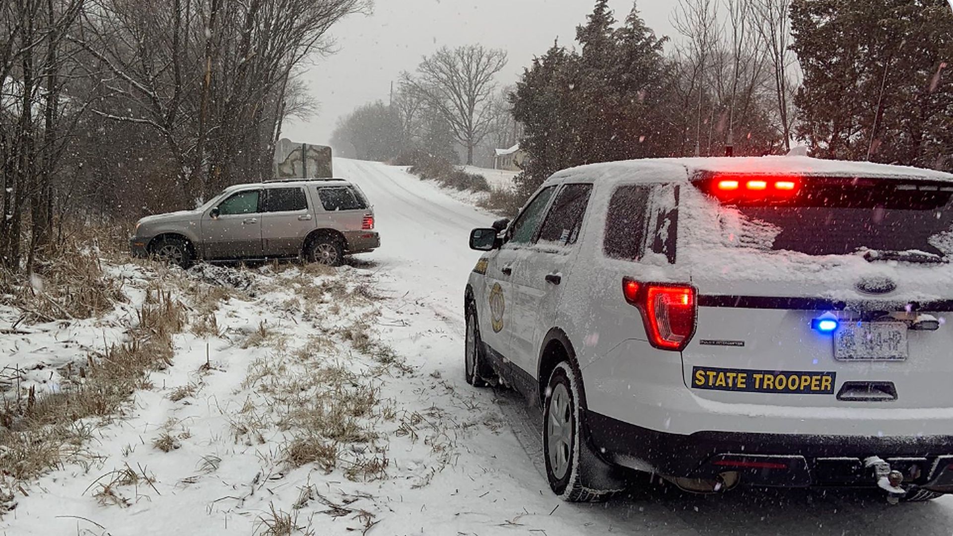 Missouri State Highway Patrol responds to a crash on a road