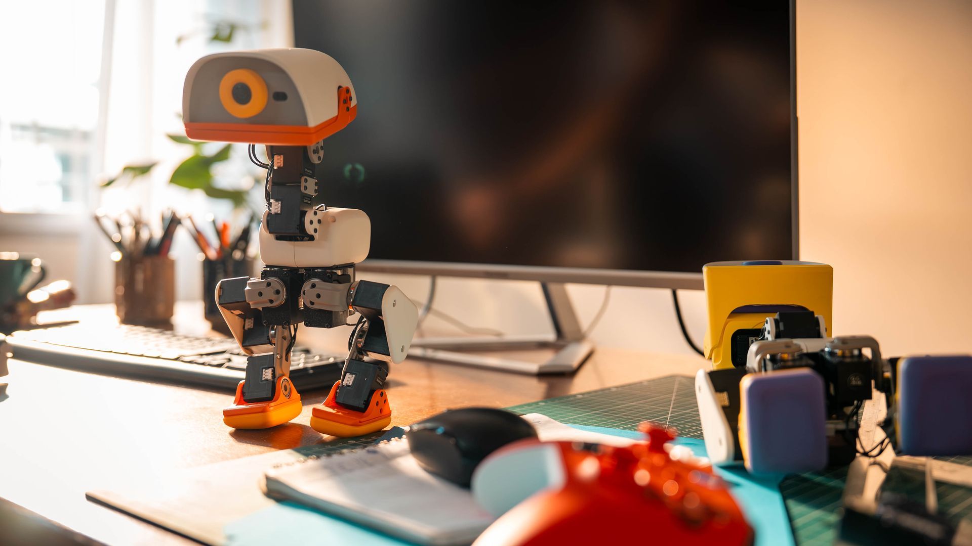 Hugging Face's Microduck robot