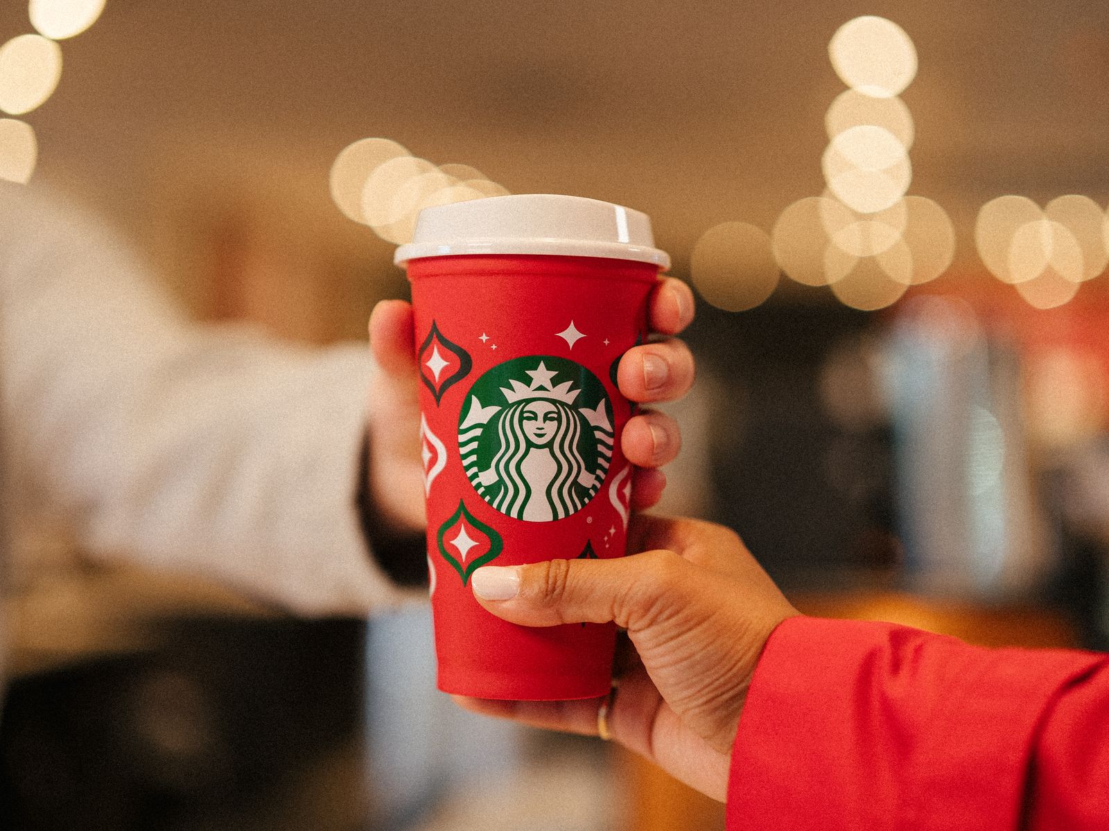 Starbucks Tumbler Holiday Christmas Reusable Cold Cups Lids
