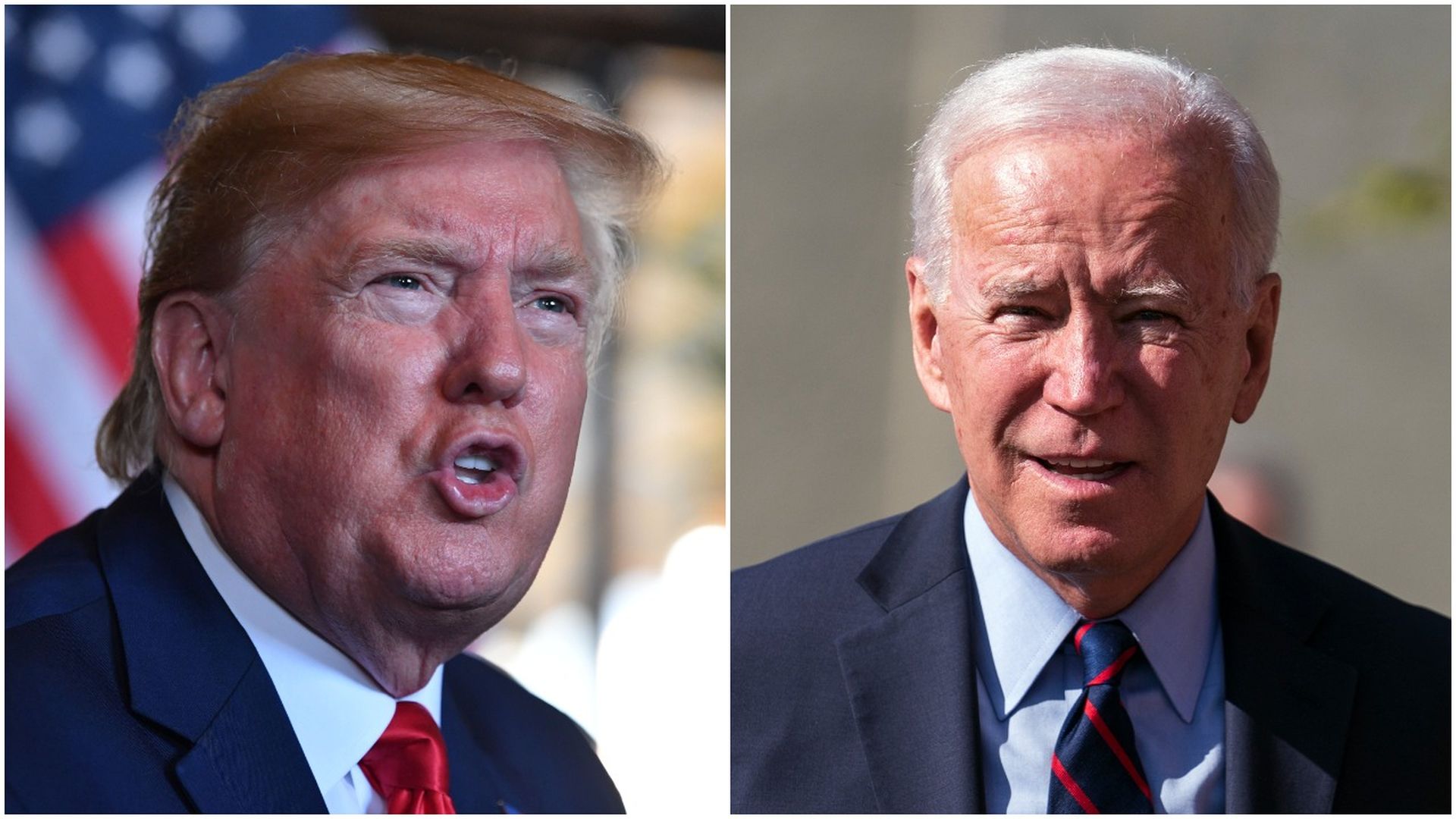 President Trump and former Vice President Joe Biden