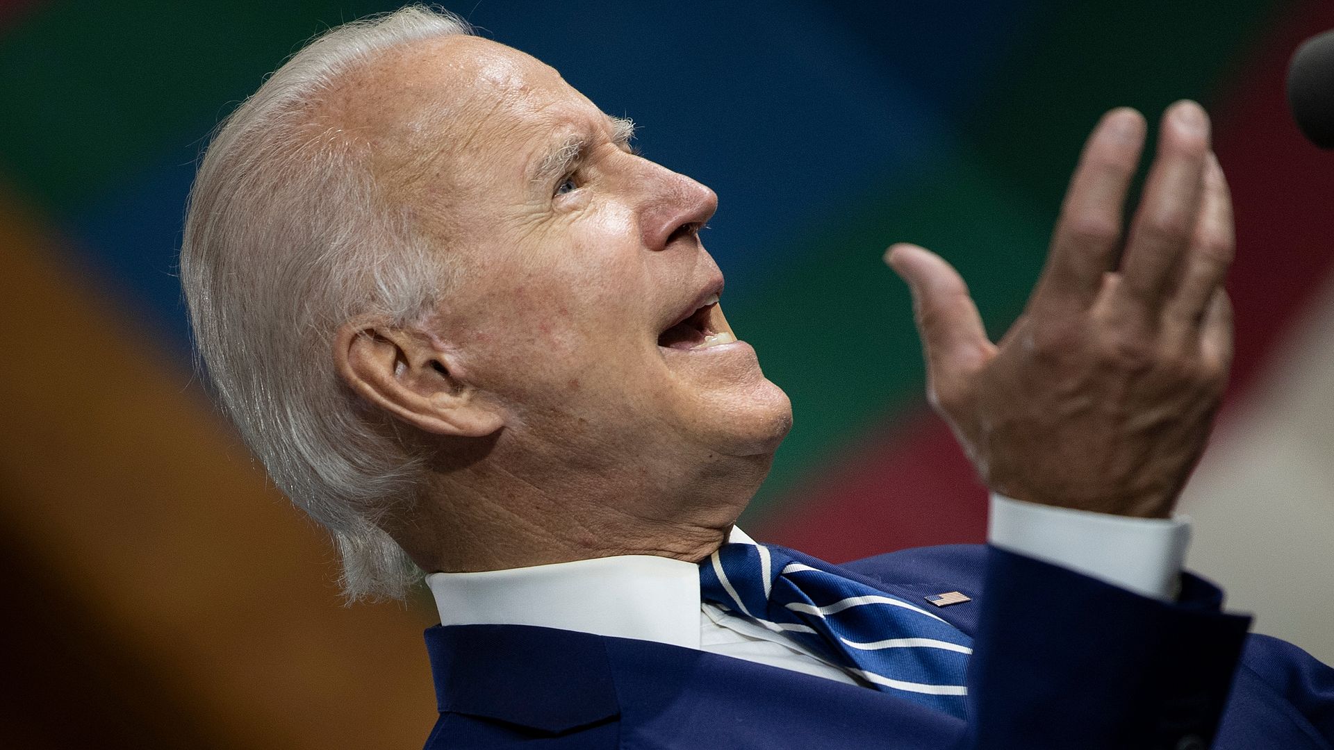 Biden in a suit and tie