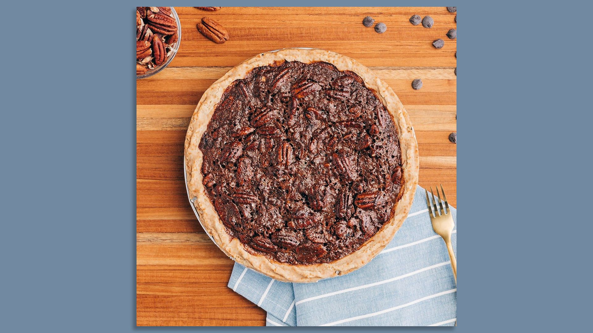 Chocolate pecan pie