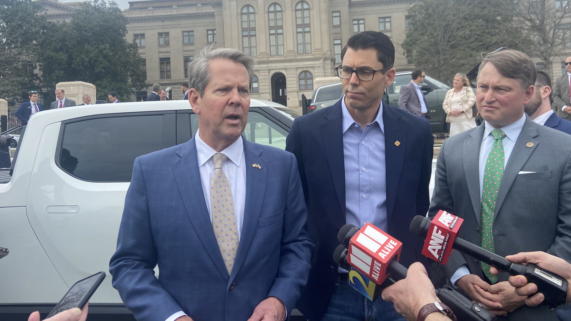 Brian Kemp, RJ Scaringe, Pat Wilson