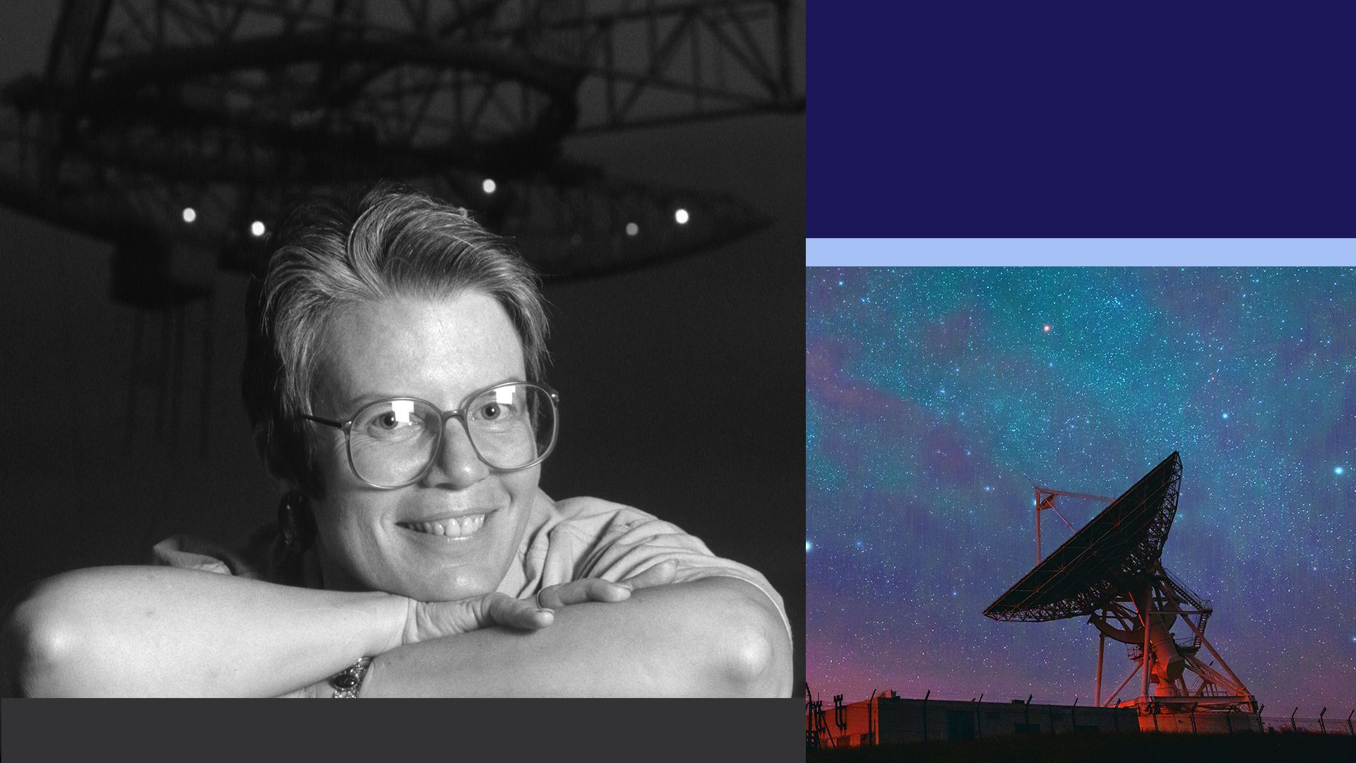 Photo illustration of Jill Tarter 