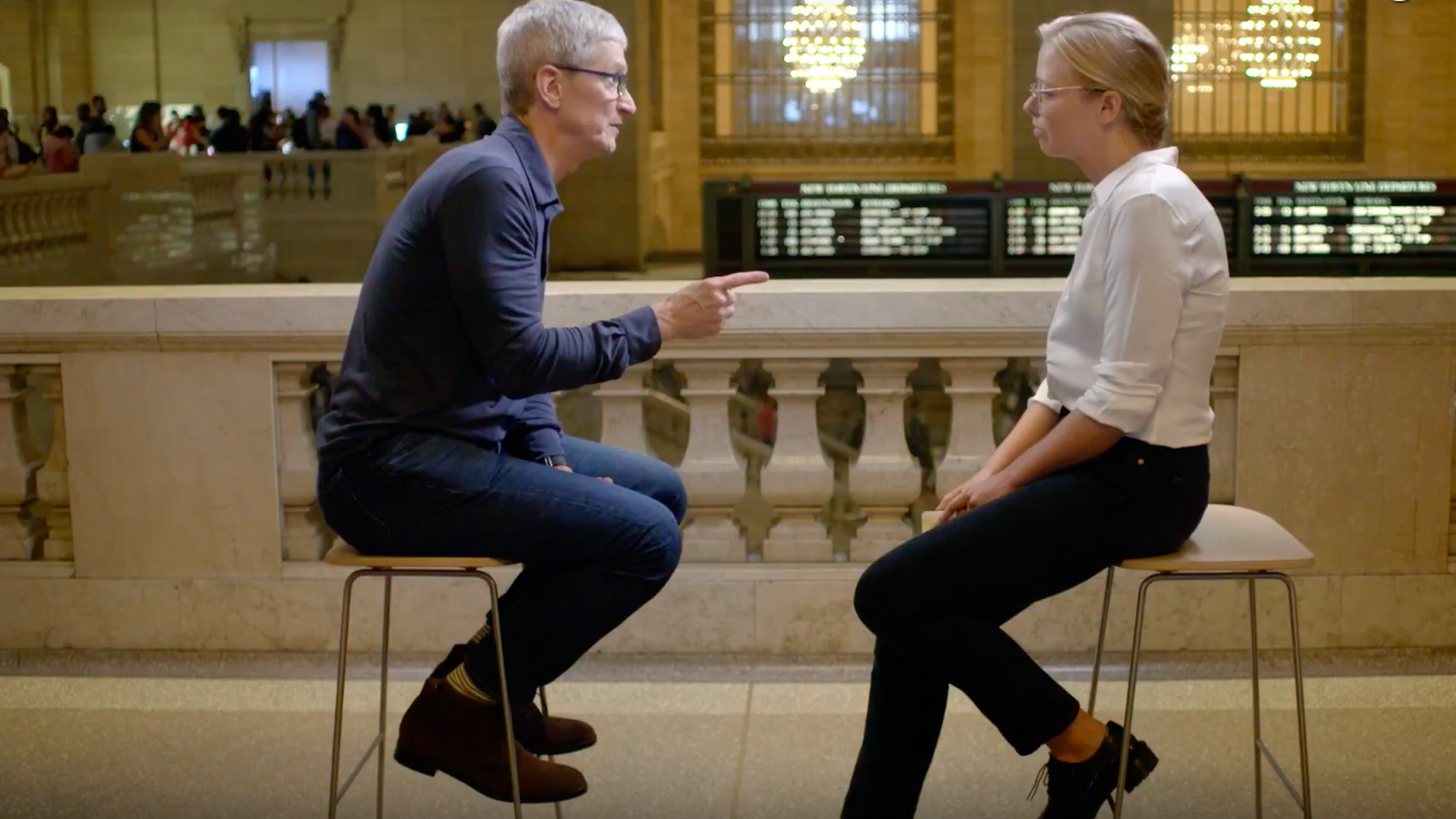 Apple CEO Tim Cook, in an interview with Vice News Tonight on HBO