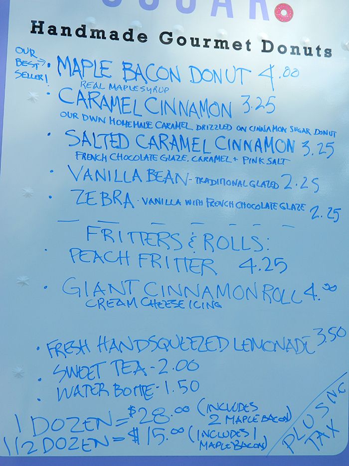 sugar-donut-truck-menu