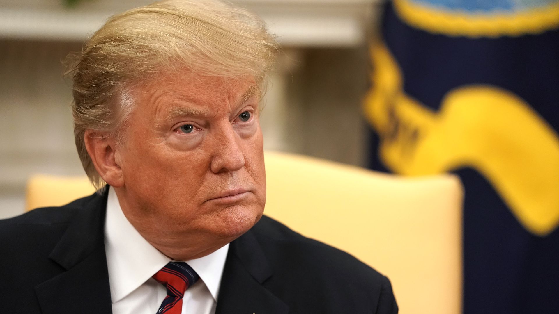 Close up of donald trump