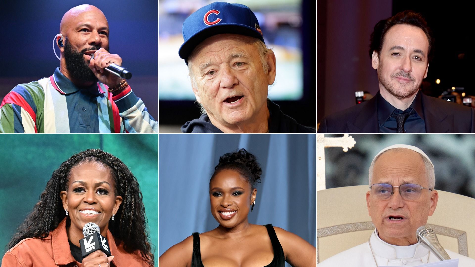 Photo collage of headshots of six different people.