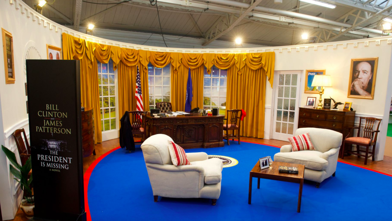 An Oval Office replica in the U.K.