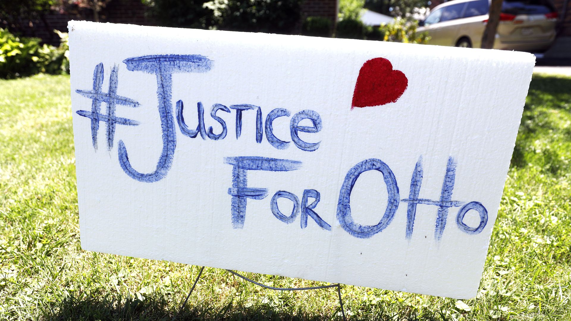 Justice for Otto sign