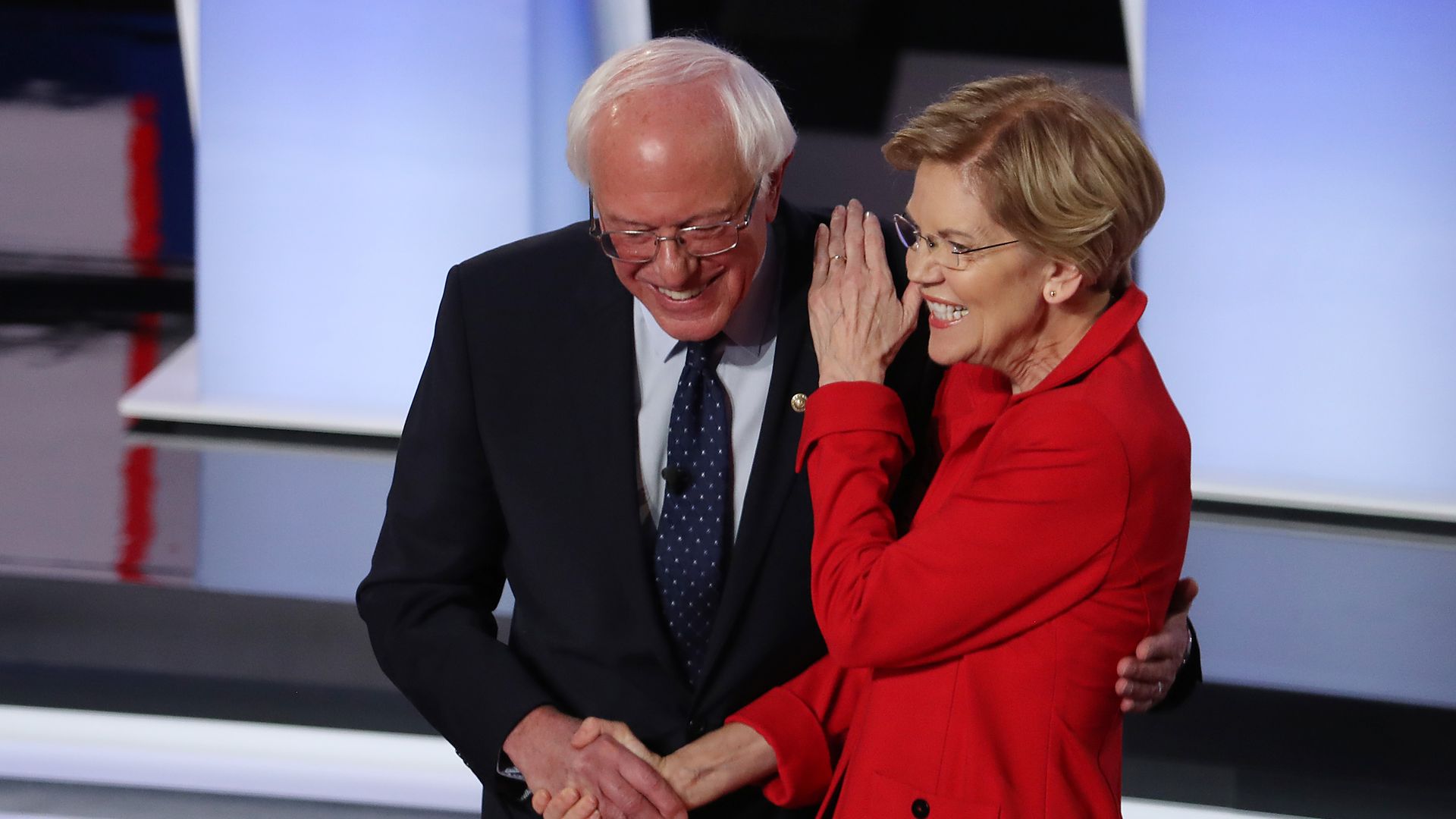 Bernie Sanders and Elizabeth Warren