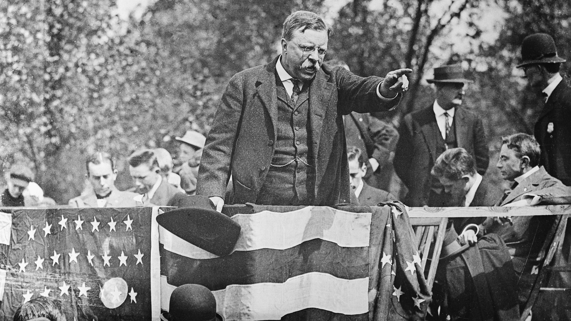 Roosevelt campaigning