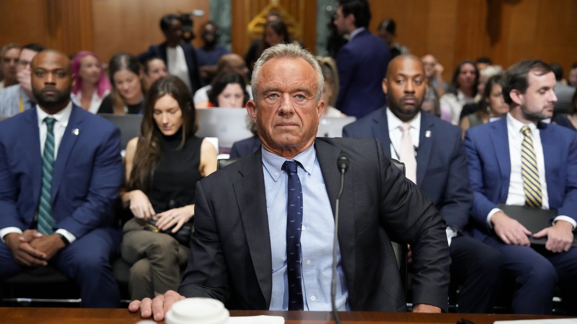 Health and Human Services Secretary Robert Kennedy Jr. arrives to testify before the Senate Finance Committee at the Dirksen Senate Office Building on September 04, 2025 in Washington, DC. The committee met to hear testimony on President Trump's 2026 health care agenda. Photo: Andrew Harnik/Getty.