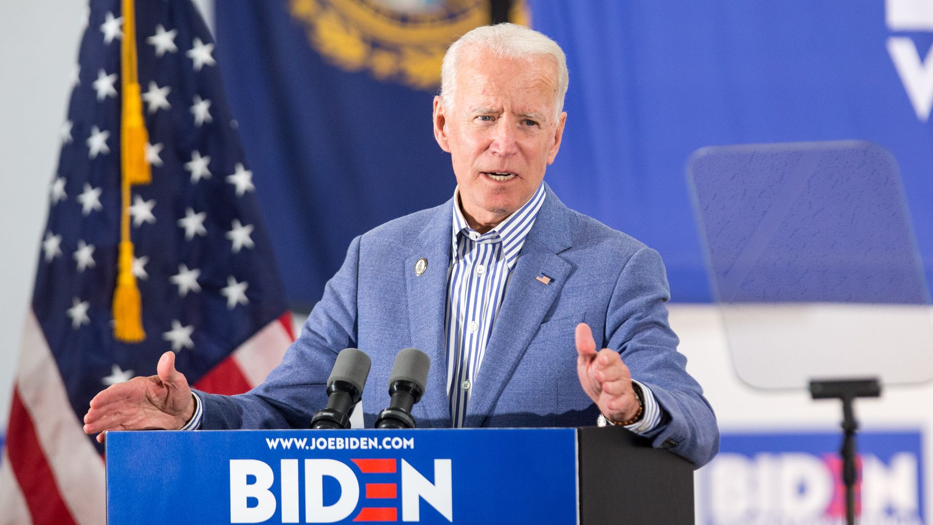Joe Biden in New Hampshire