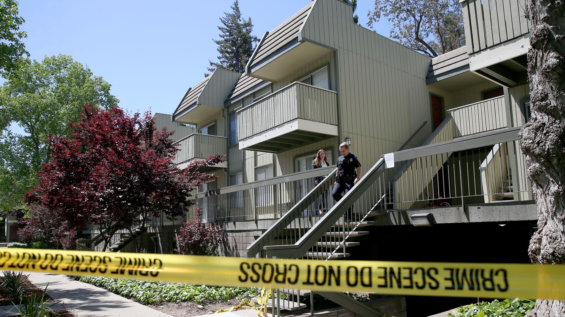 Lincoln Glen apartments in Sunnyvale, California, where Army veteran Isaiah J. Peoples lives.