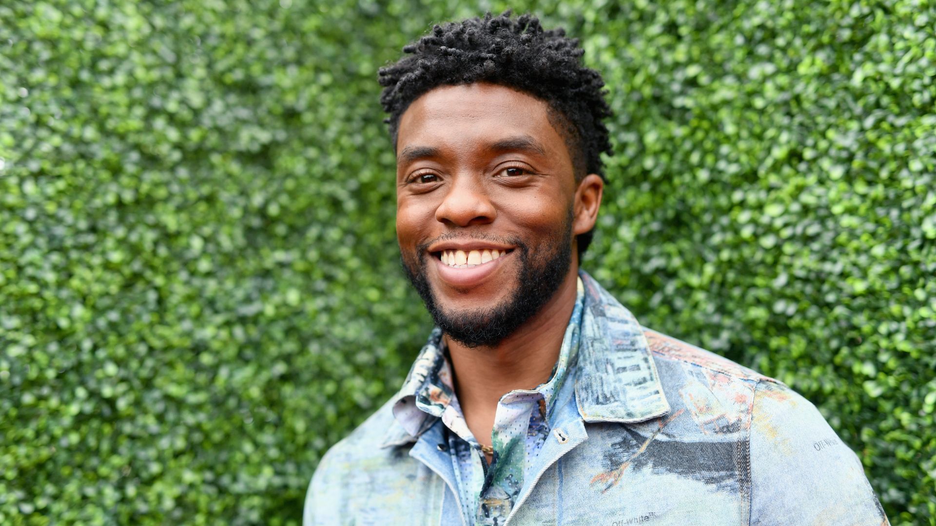 Actor Chadwick Boseman attends the 2018 MTV Movie And TV Awards at Barker Hangar on June 16, 2018 in Santa Monica, California.