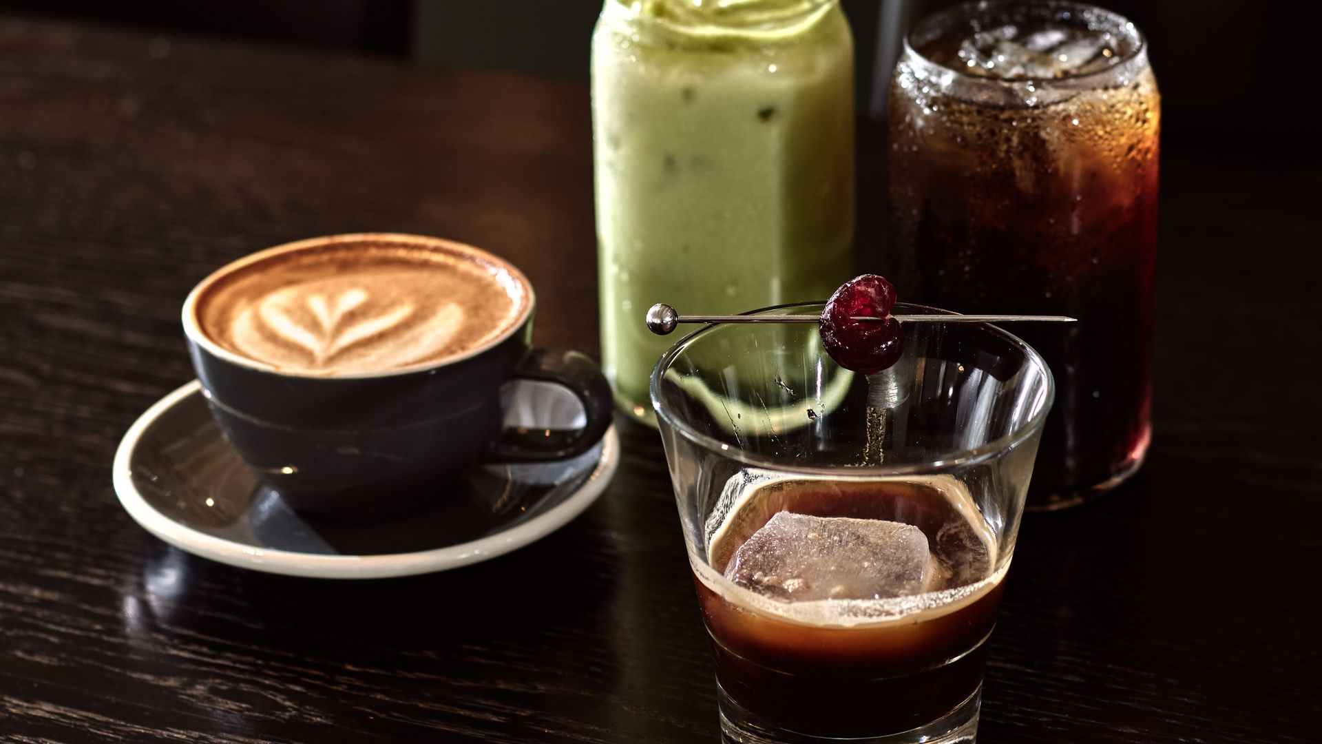 A selection of drinks from Retrograde