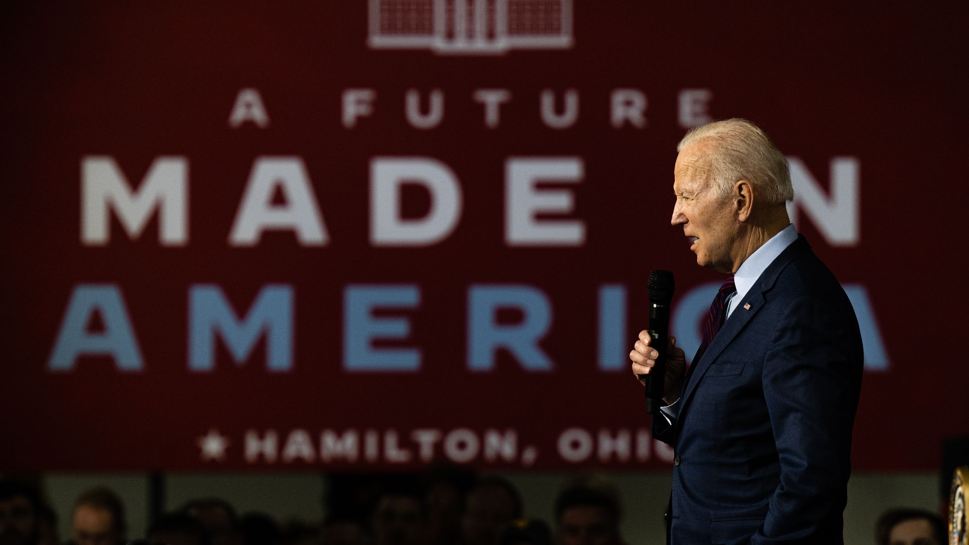 President Biden is seen speaking about inflation during a visit to Hamilton, Ohio, last week.