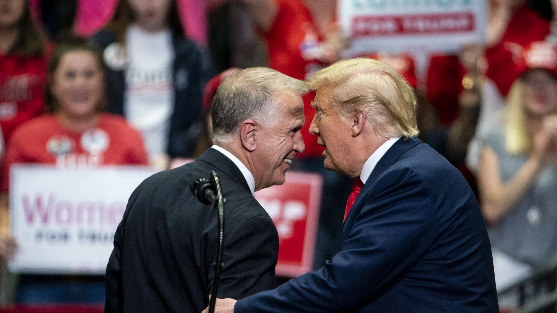 This is Donald Trump and Thom Tillis in 2020