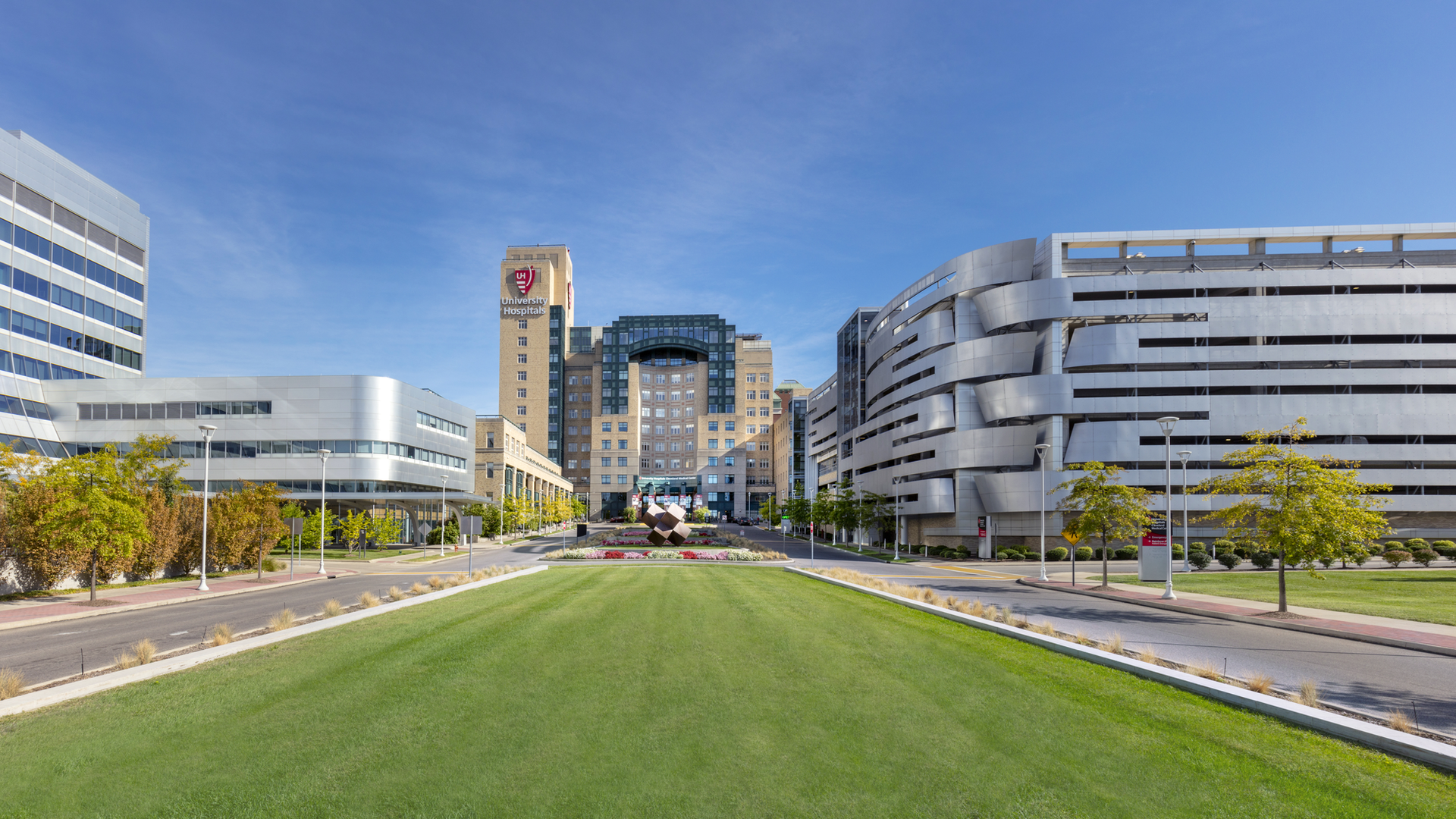 The University Hospitals medical center in Cleveland 