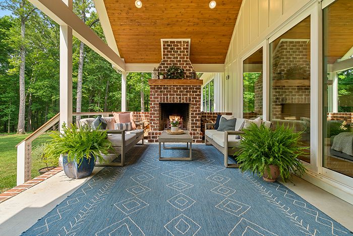 7210 Sample Road main house outdoor living room