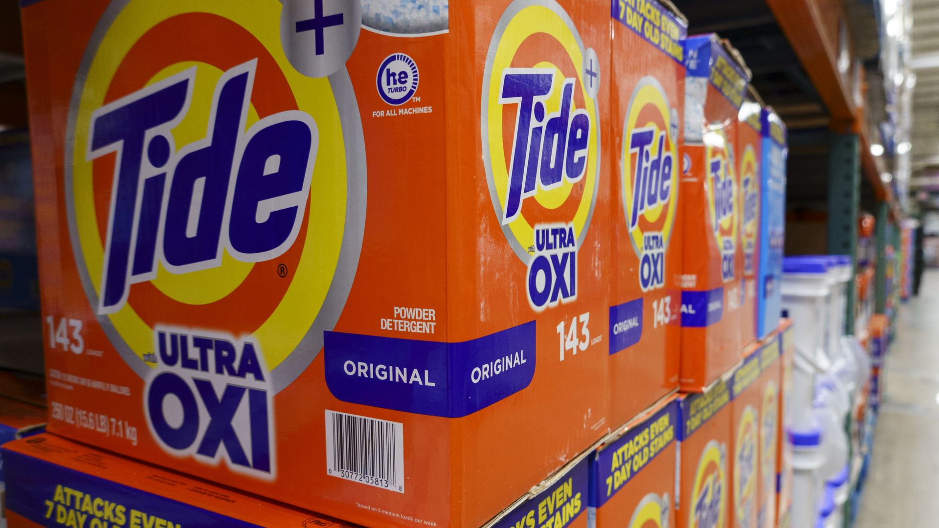 Tide on a store shelf
