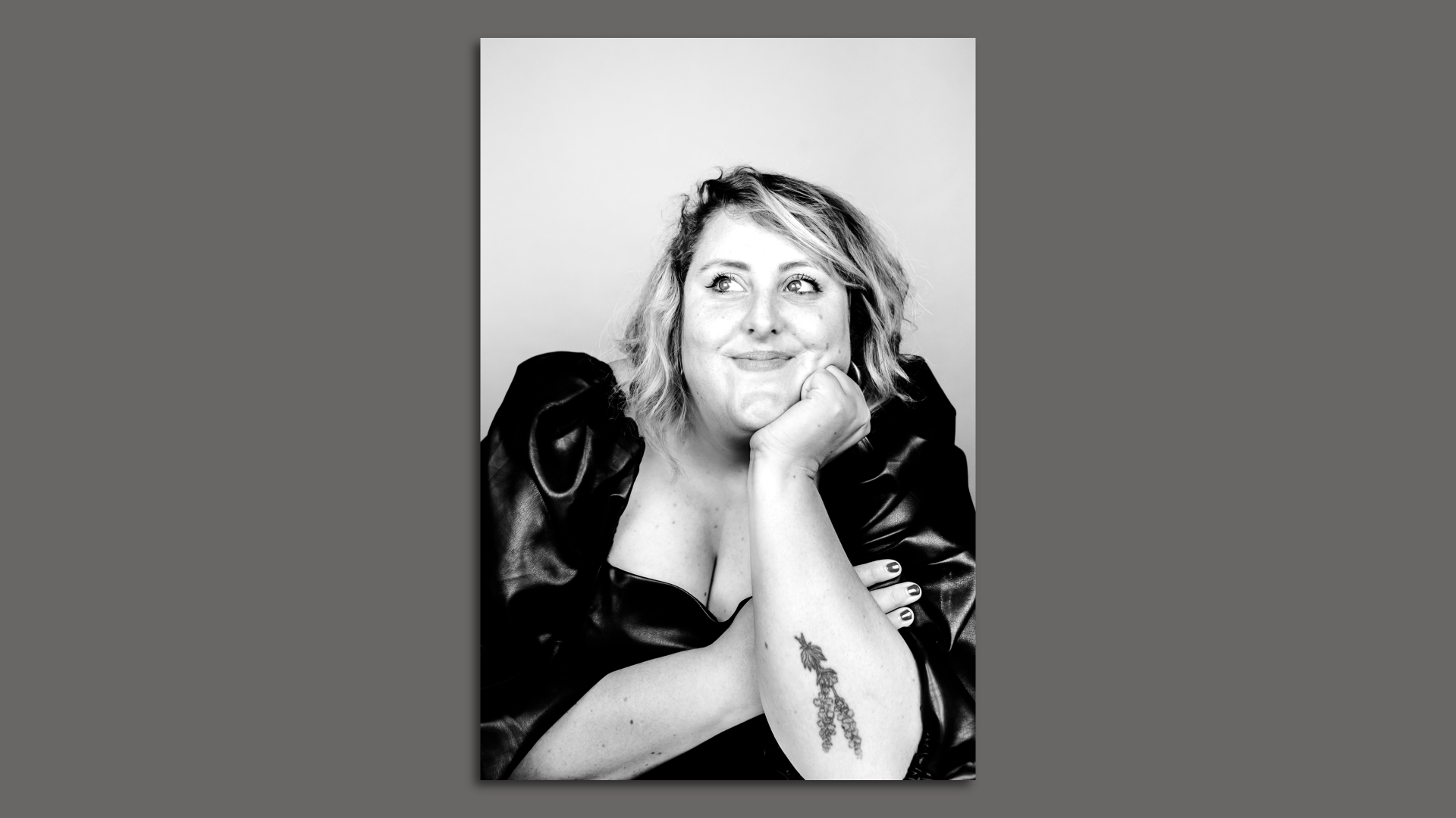 Photo of a woman smiling 