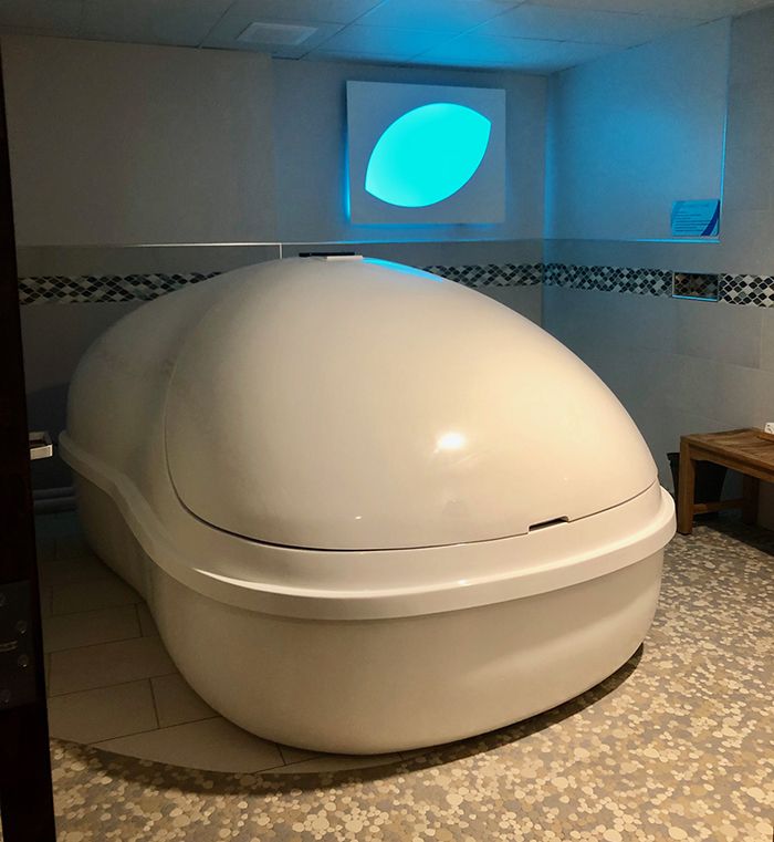 closed pod at float spa in charlotte