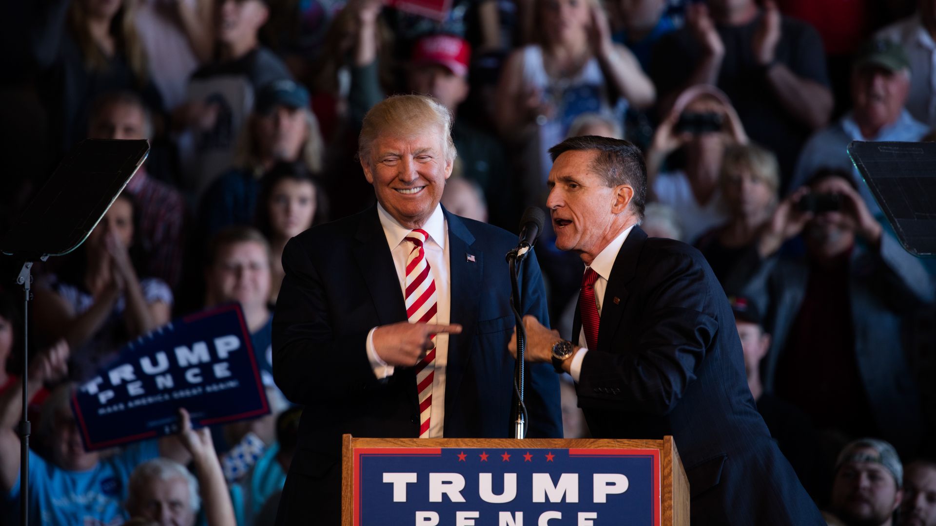Trump with Michael Flynn