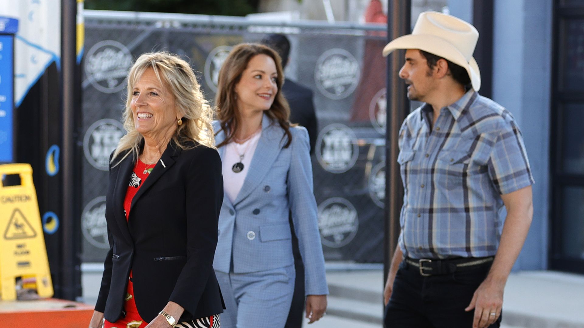 FLOTUS and country singer Brad Paisley