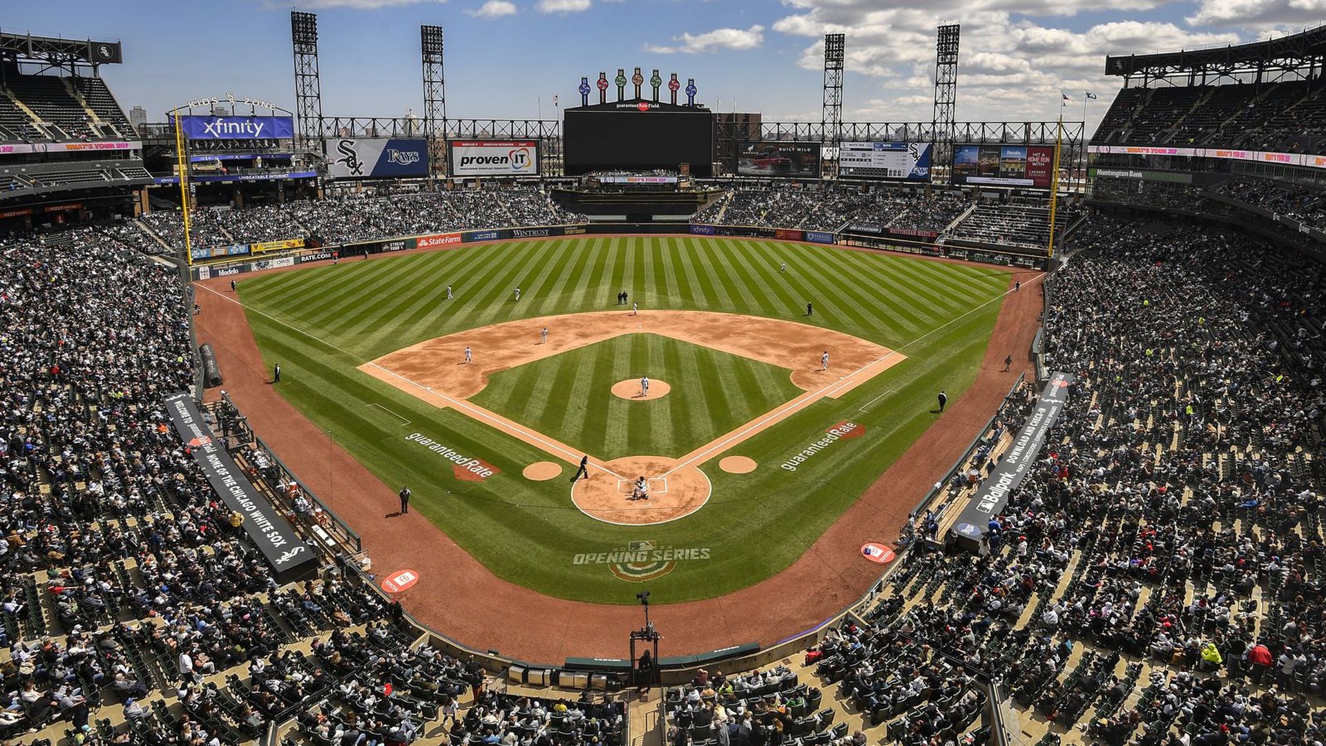 Guaranteed Rate Field, home of the Chicago White Sox