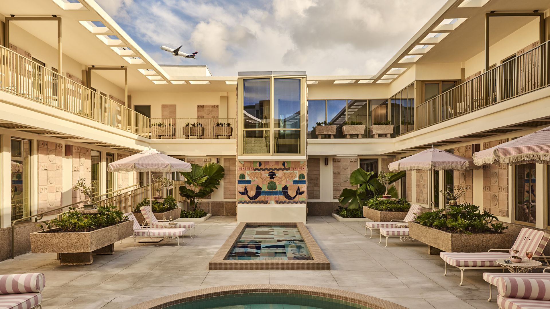 The courtyard at PS MIA