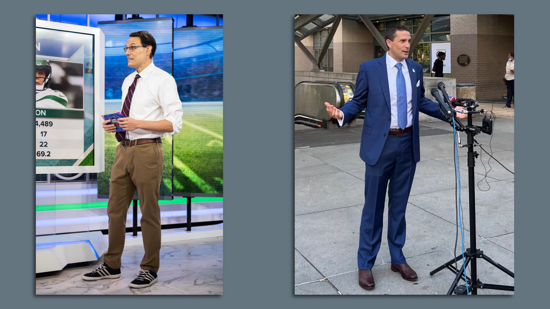 Steve Kornacki (left) and Randy Clarke