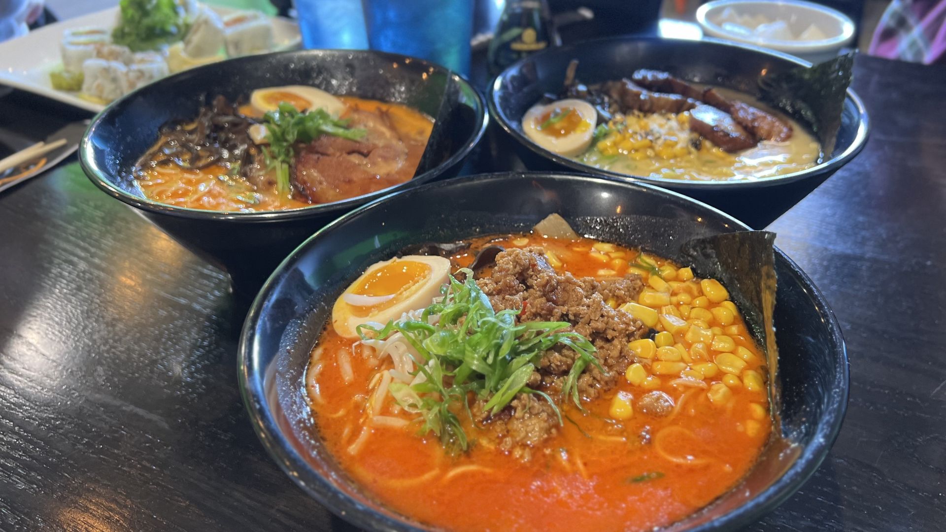 A trio of ramens at EurAsia