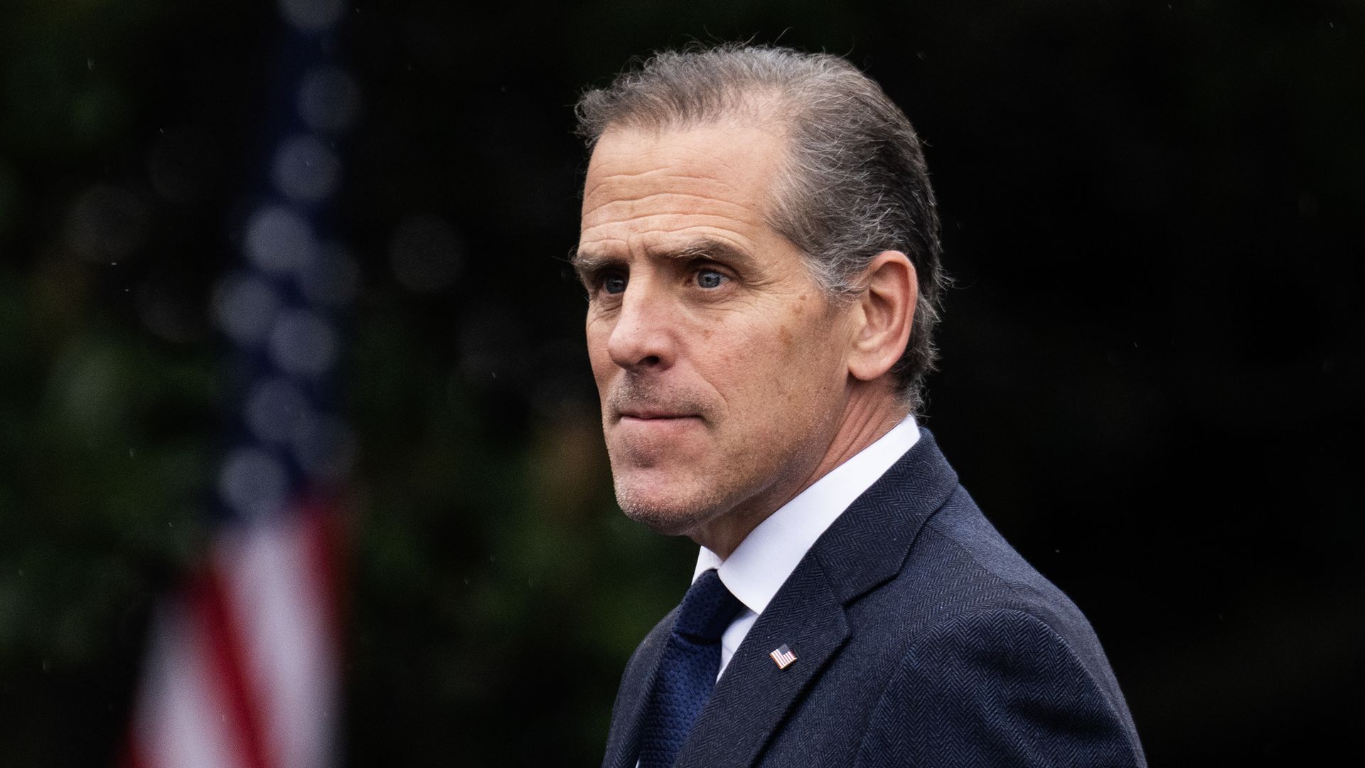 Hunter Biden, the son President Joe Biden, is seen during an event to celebrate the U.S. Olympic and Paralympic teams on the South Lawn of the White House on Monday, September 30, 2024. (Tom Williams/CQ-Roll Call, Inc via Getty Images)