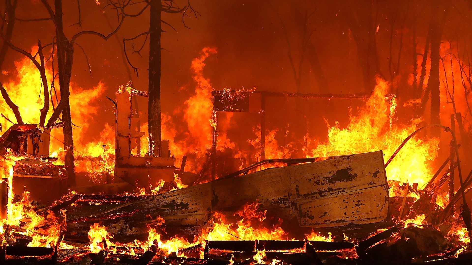 California's Camp Fire, which destroyed the town of Paradise, made state wildfire history Friday.